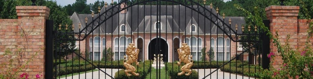 custom estate entry gate