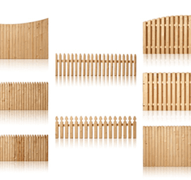 wood fence types
