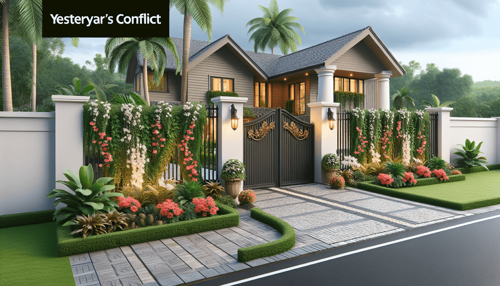 Creating An Inviting Entrance With The Right Driveway And Fence Design Featuring Fencemaster Houston
