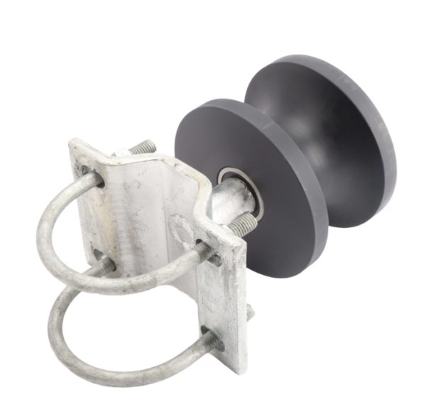 Chain Link Fittings Round Gate Frame Nylon Cantilever Roller for Sliding Gates